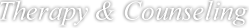 Therapy & Counseling
